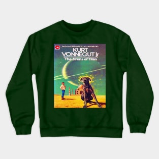 Sirens of Titan by Kurt Vonnegut - Kazak Cover Crewneck Sweatshirt